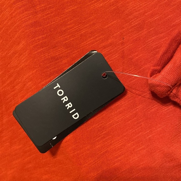 TORRID Super Soft Slub Crew Neck Roll Sleeve Muscle Tank NWT - Picture 5 of 8